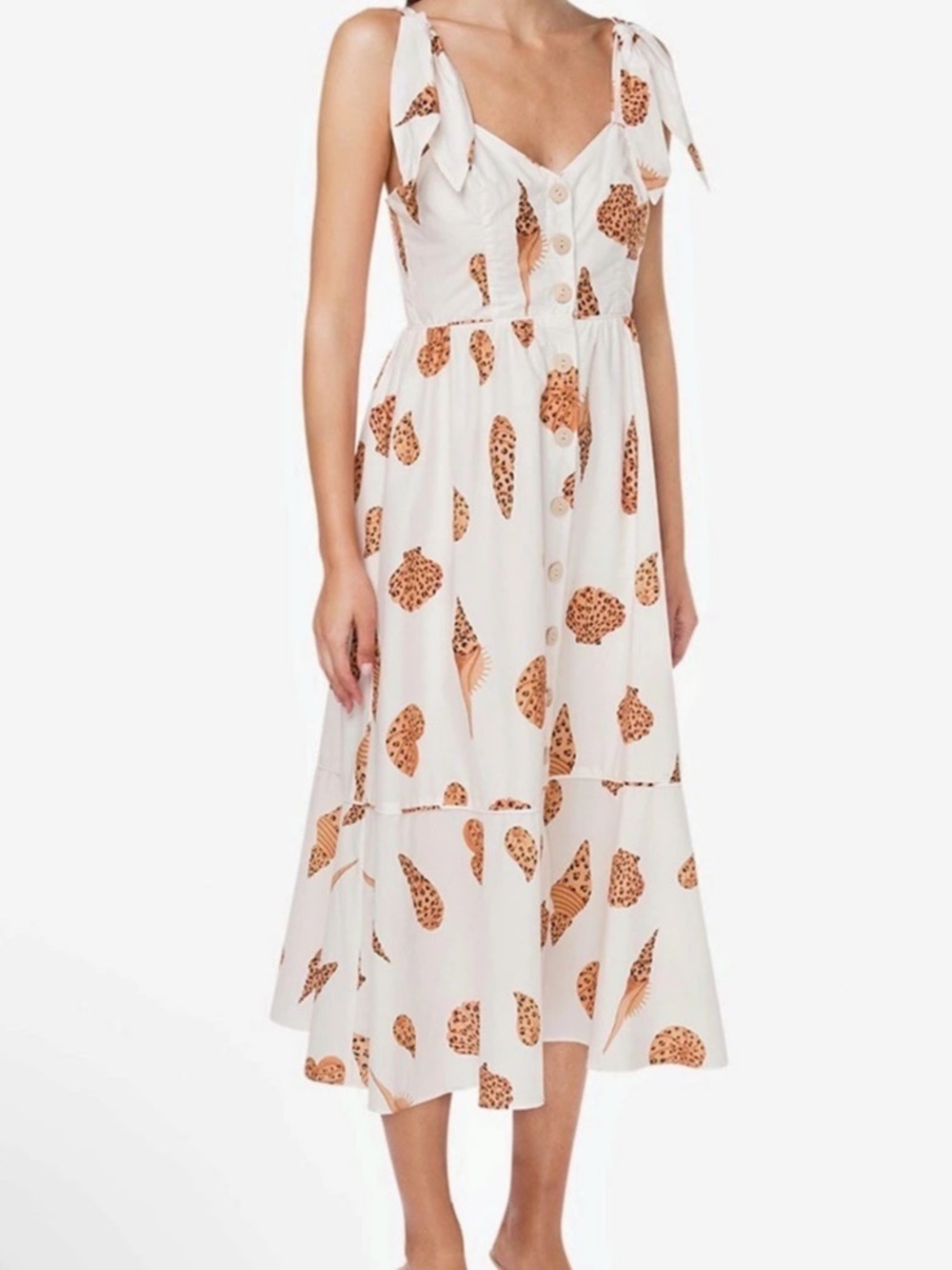 Printed Midi Dress